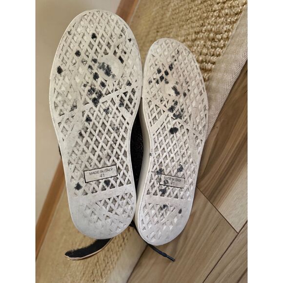 Giuseppe Zanotti Authentic Men’s High Top Sneakers EU 41 Gold Strap Zipper Leath - Picture 8 of 13